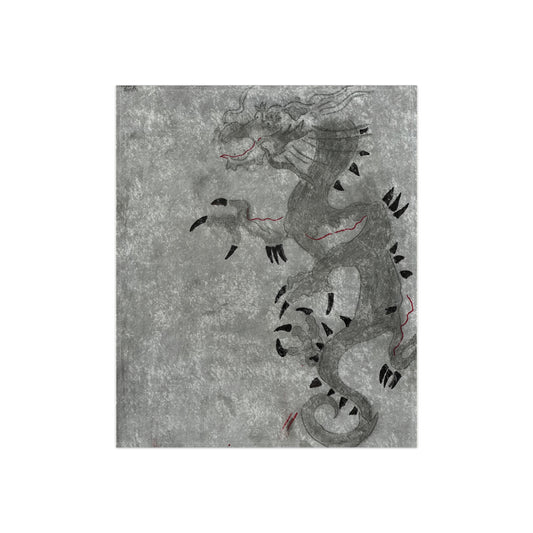 Dragon Anime Crushed Velvet Blanket