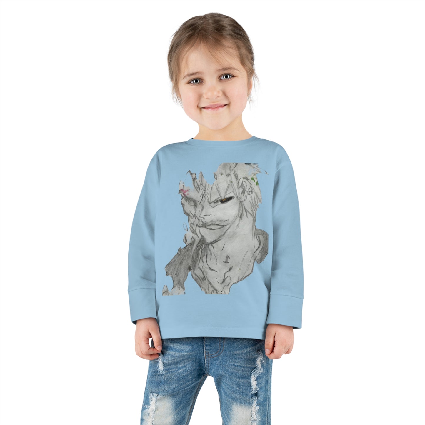 Anime Man Toddler Long Sleeve Tee
