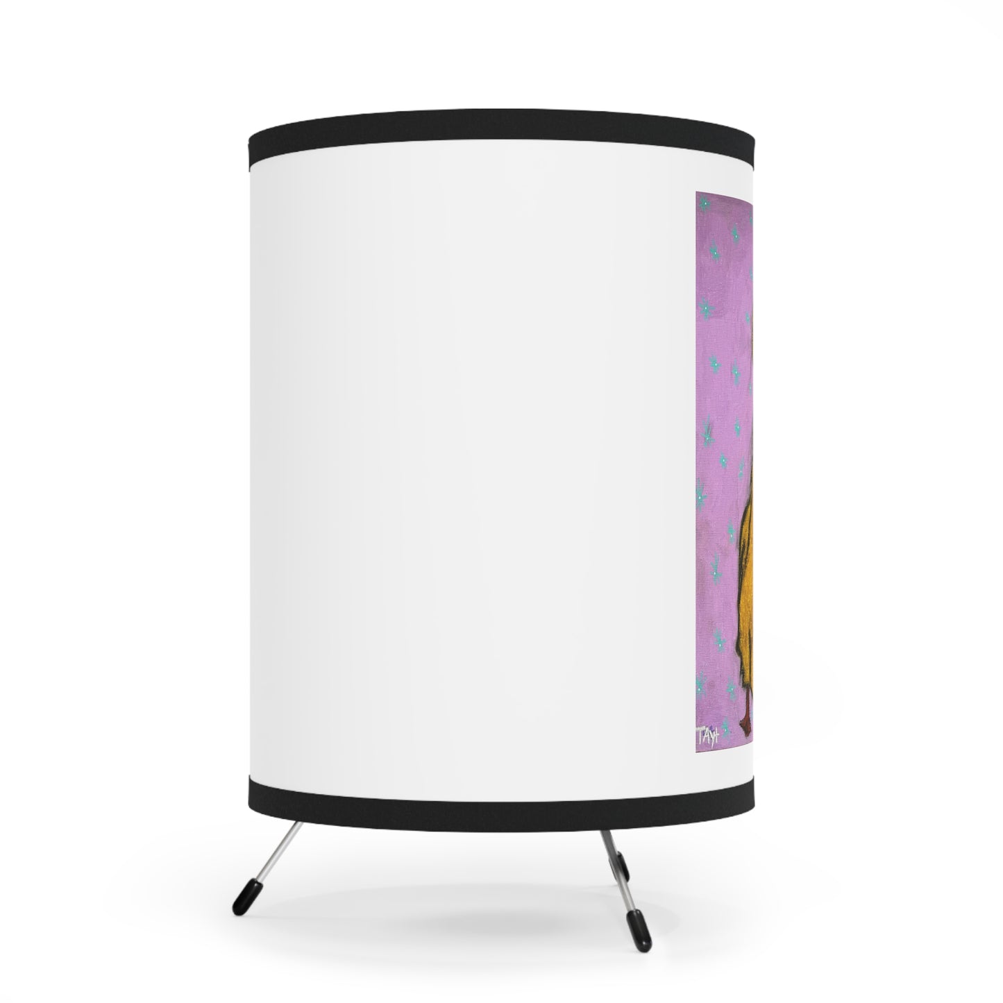 Lucky Duck Tripod Lamp with High-Res Printed Shade