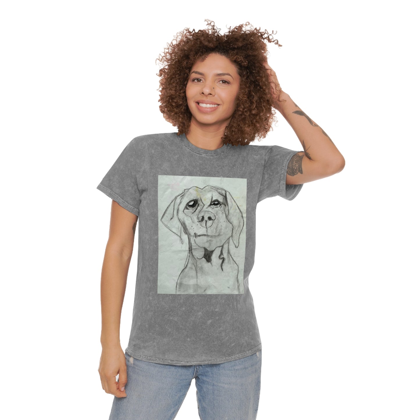 Dog Mineral Wash T-Shirt Unisex