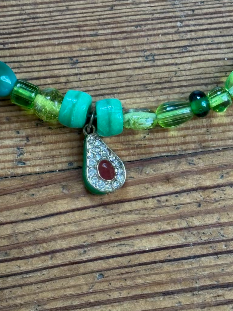Original Handmade Necklace Avocado Jewelry by Taytem Barth