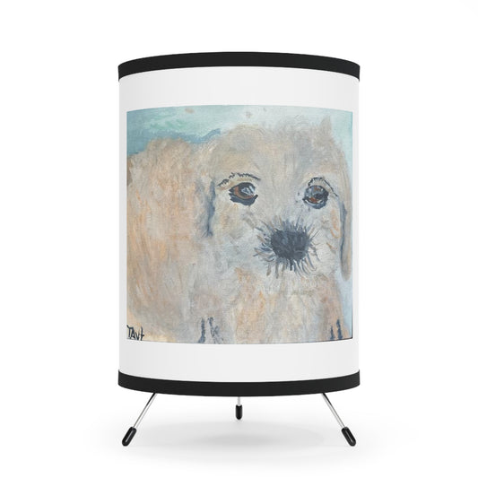 Cutie Pie Tripod Lamp with High-Res Printed Shade