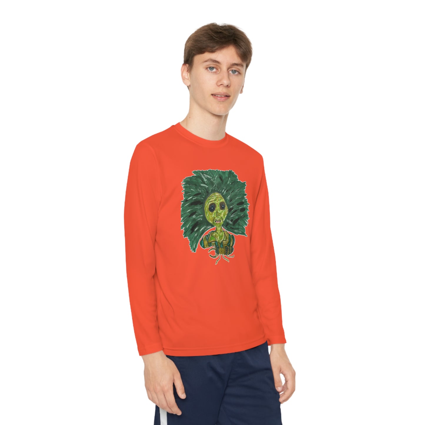 Green Lady Youth Long Sleeve Competitor Tee