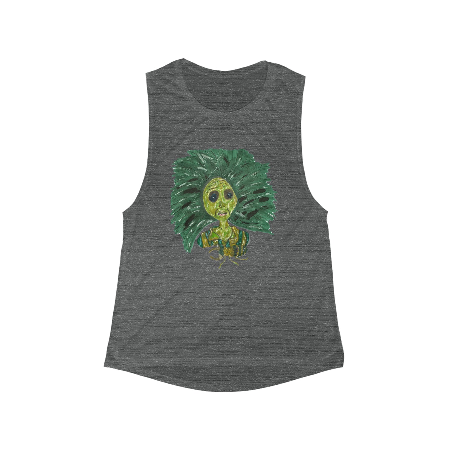 Green Lady Women's Flowy Scoop Muscle Tank