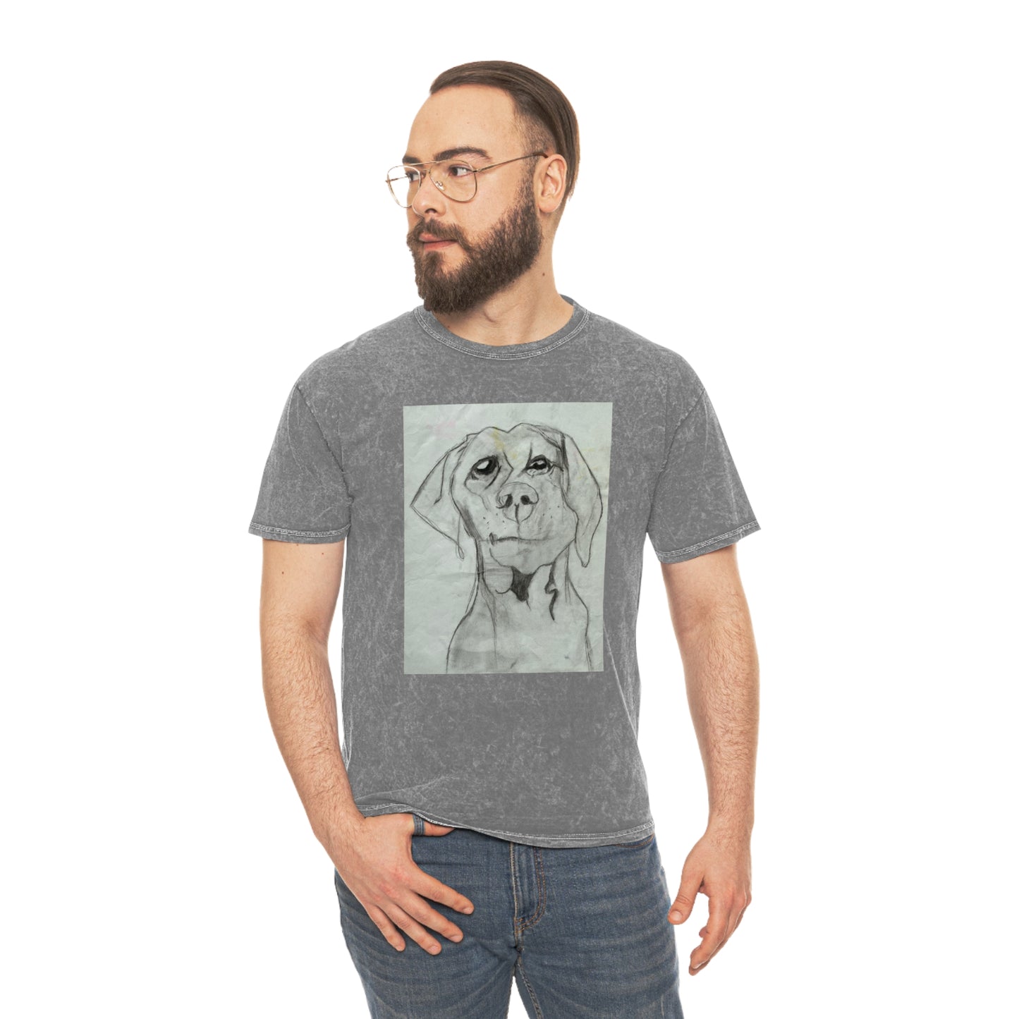 Dog Mineral Wash T-Shirt Unisex
