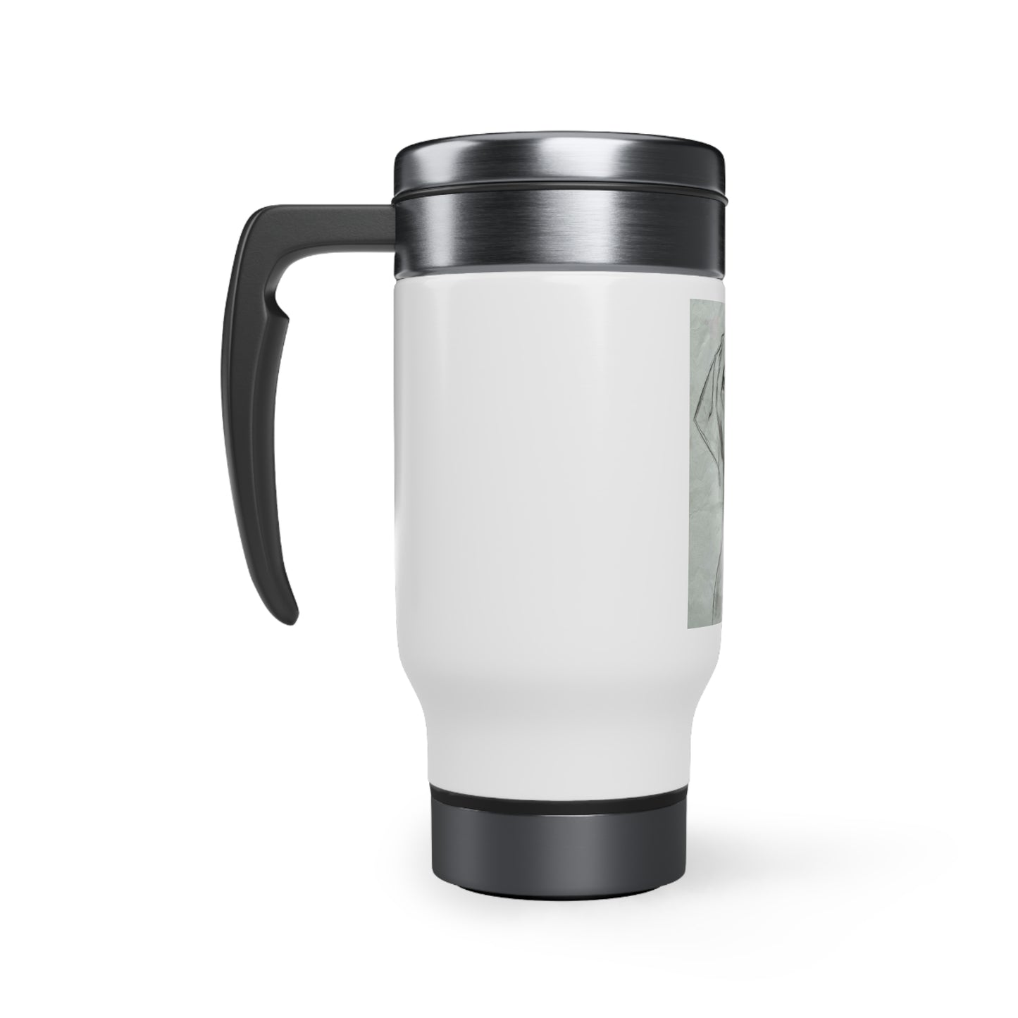 Dog Stainless Steel Travel Mug with Handle, 14oz