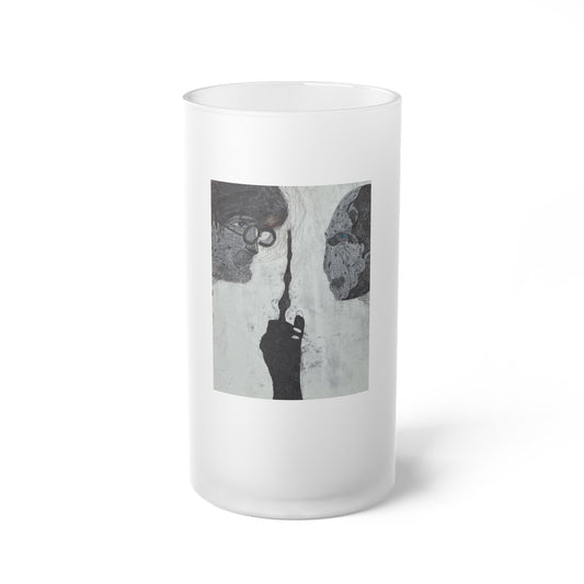 Sorcerer Frosted Glass Beer Mug