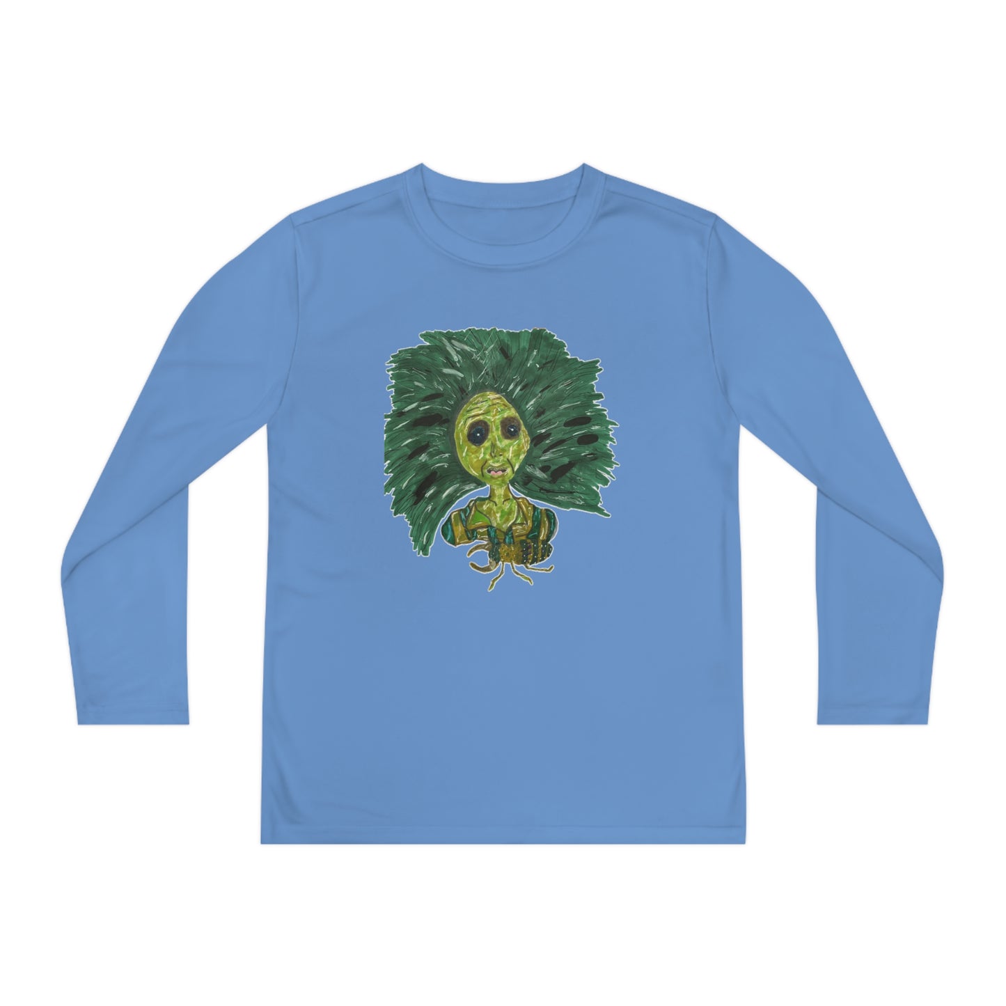 Green Lady Youth Long Sleeve Competitor Tee
