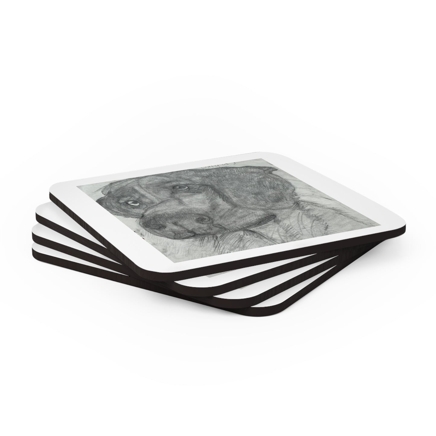 Bestie Bingers Corkwood Coaster Set