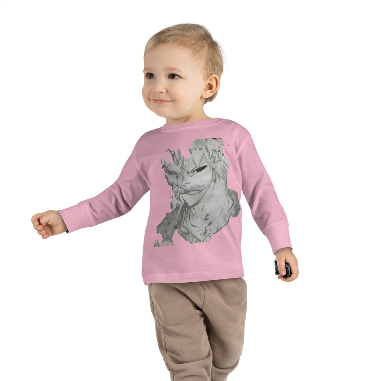 Anime Man Toddler Long Sleeve Tee