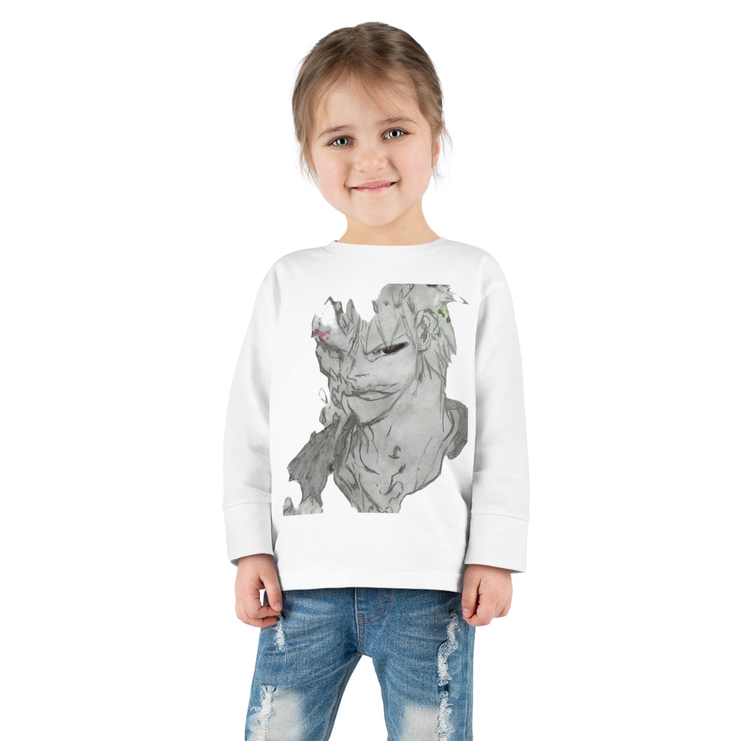 Anime Man Toddler Long Sleeve Tee