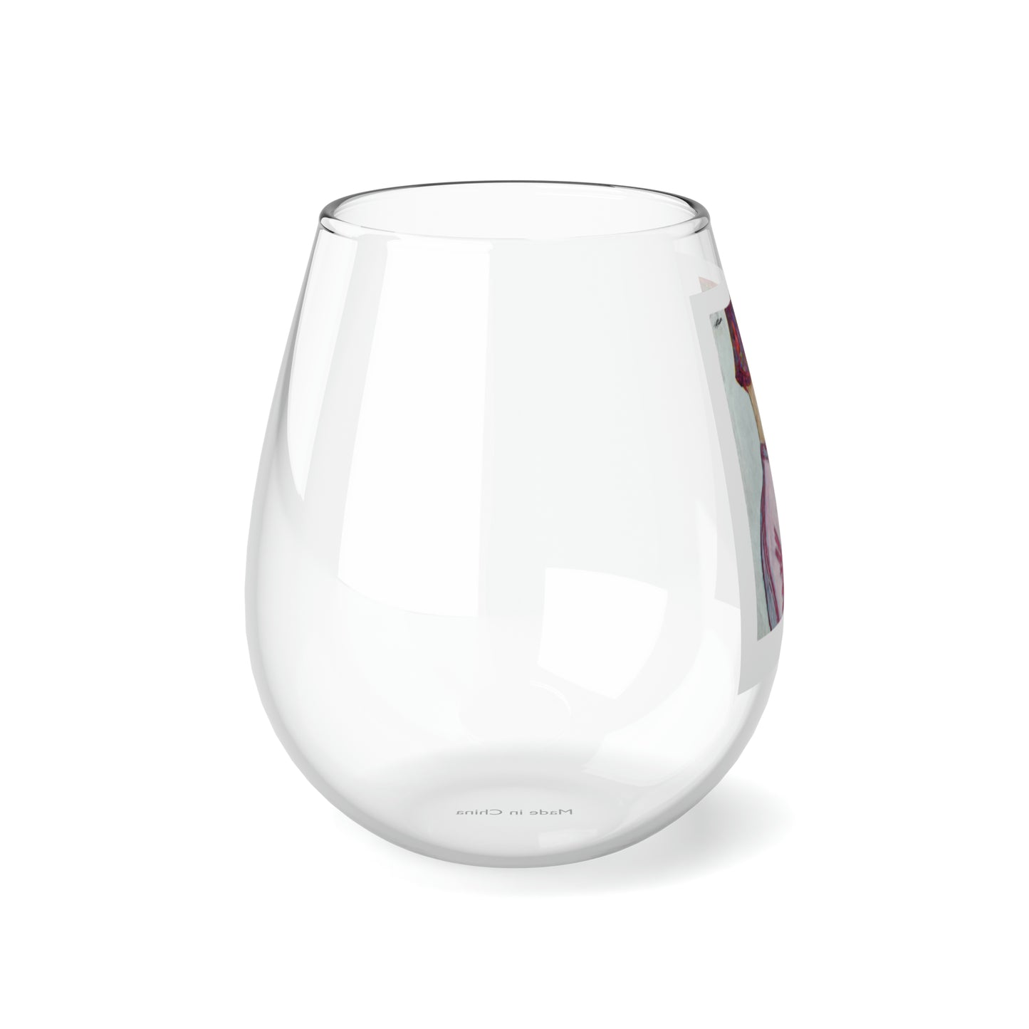 Retro 80s Stemless Wine Glass, 11.75oz