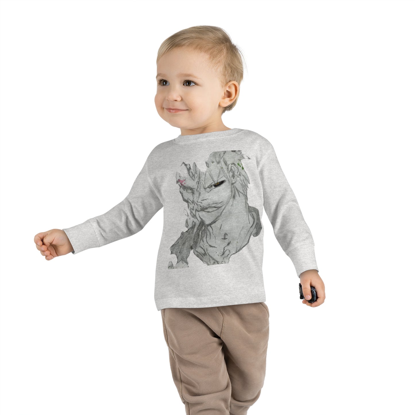 Anime Man Toddler Long Sleeve Tee