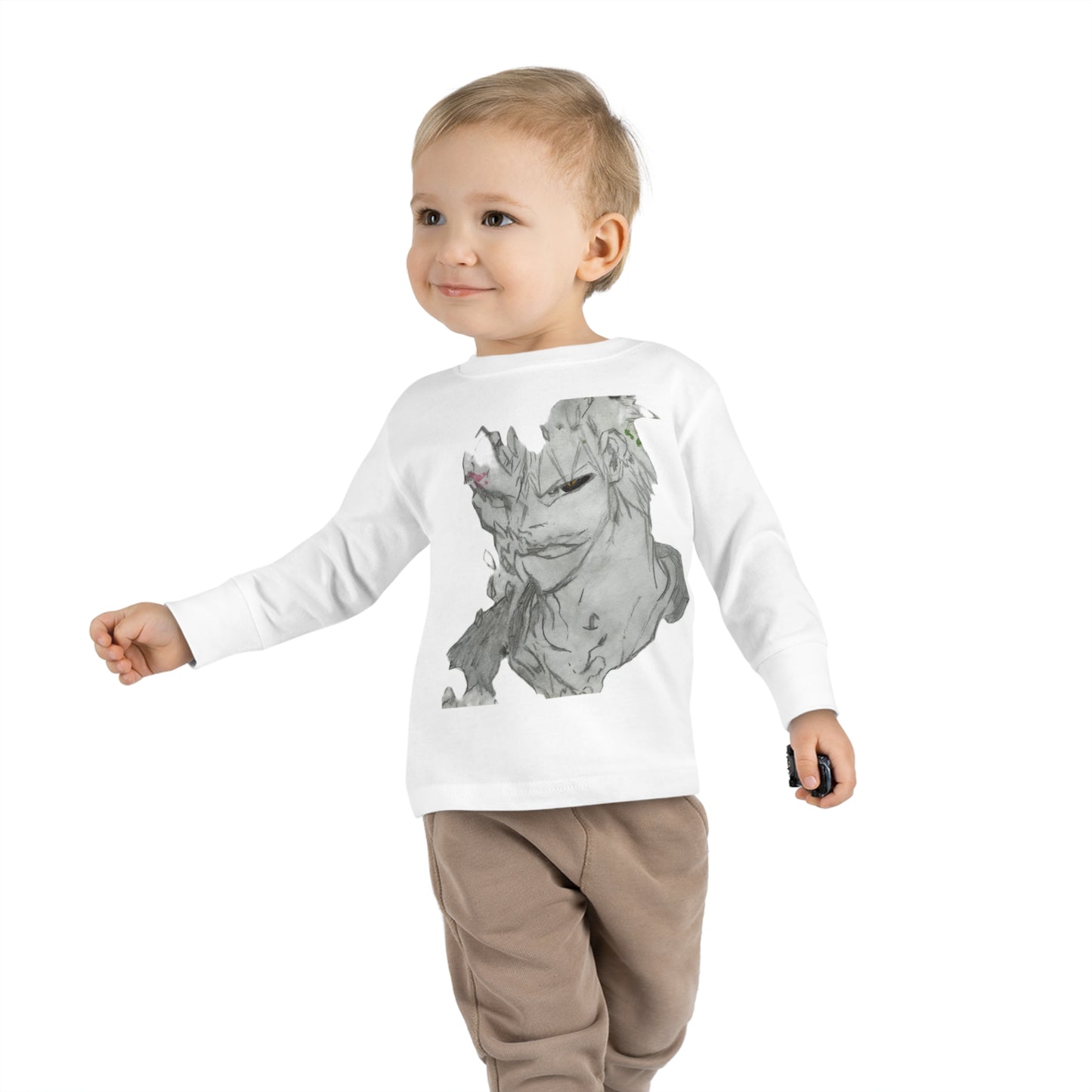 Anime Man Toddler Long Sleeve Tee