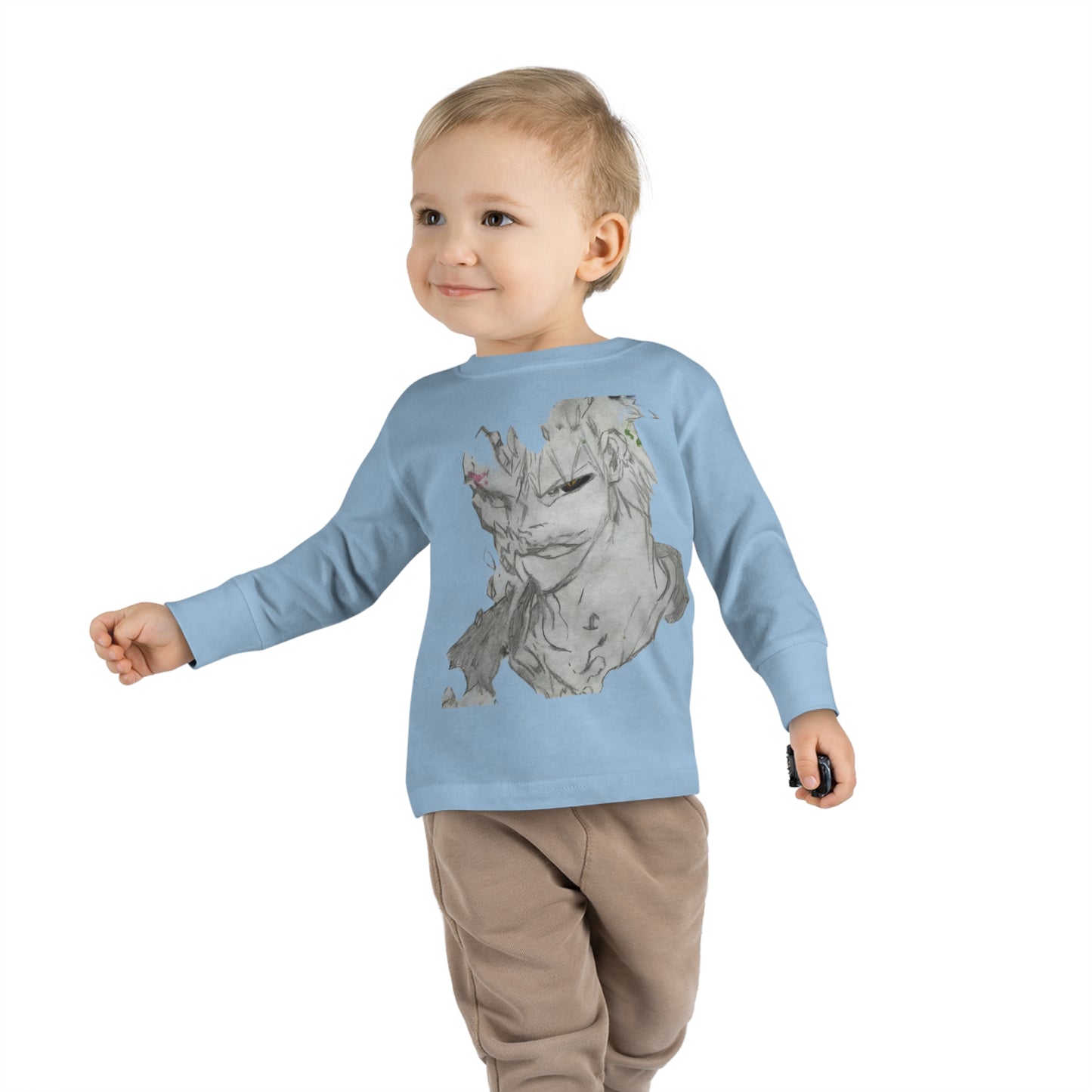 Anime Man Toddler Long Sleeve Tee