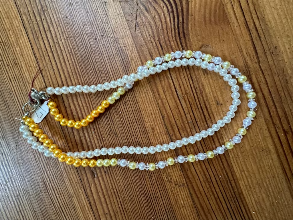 Original Handmade Necklace Double Loop Jewelry by Taytem Barth
