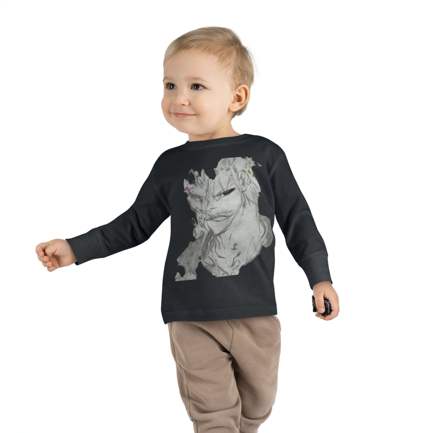 Anime Man Toddler Long Sleeve Tee