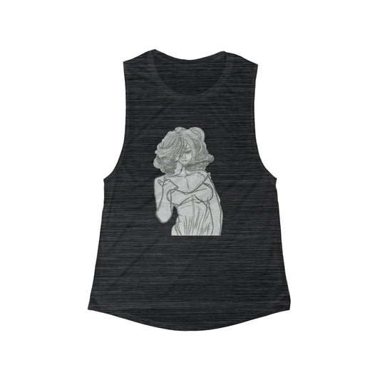 Unassuming Spirit Women's Flowy Scoop Muscle Tank