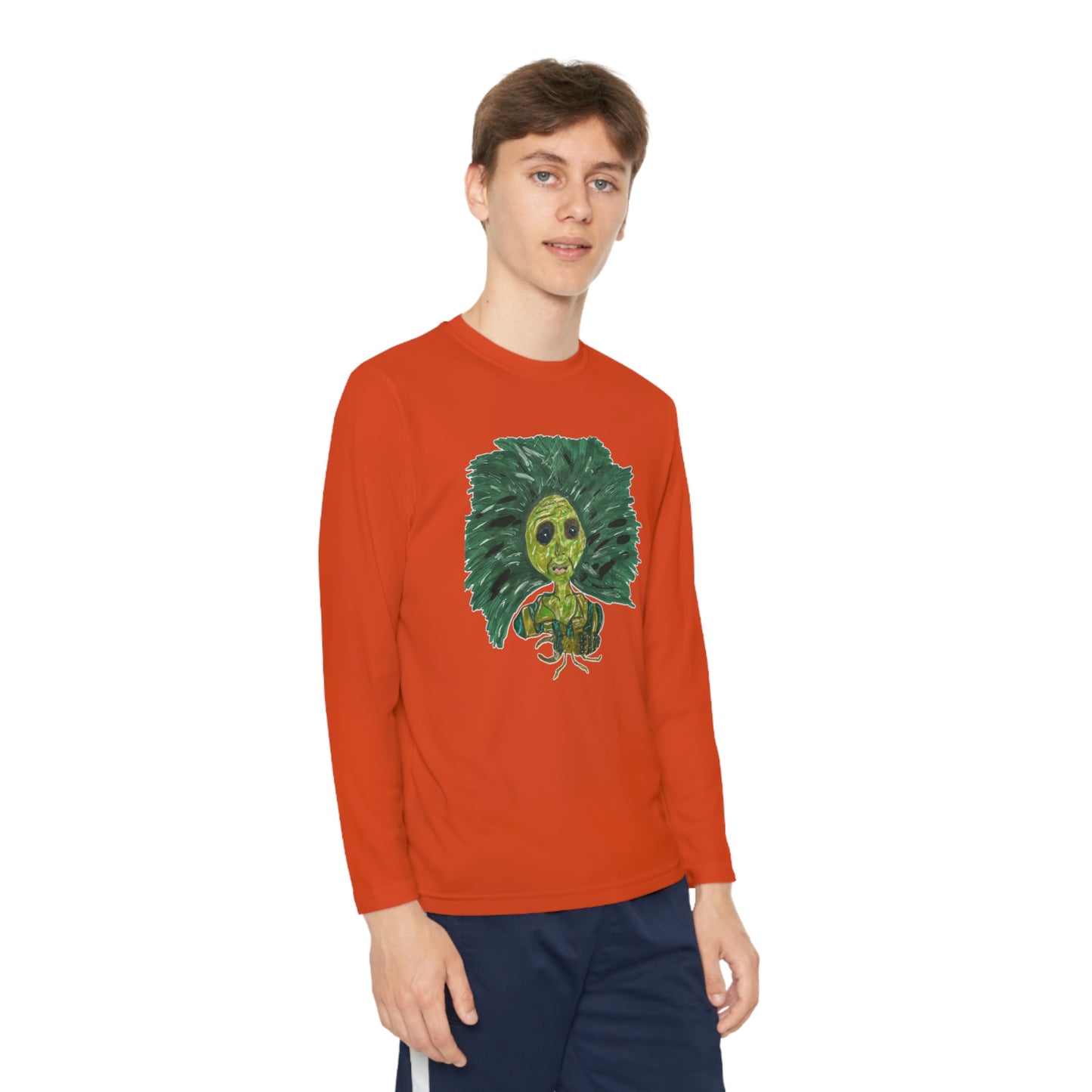 Green Lady Youth Long Sleeve Competitor Tee