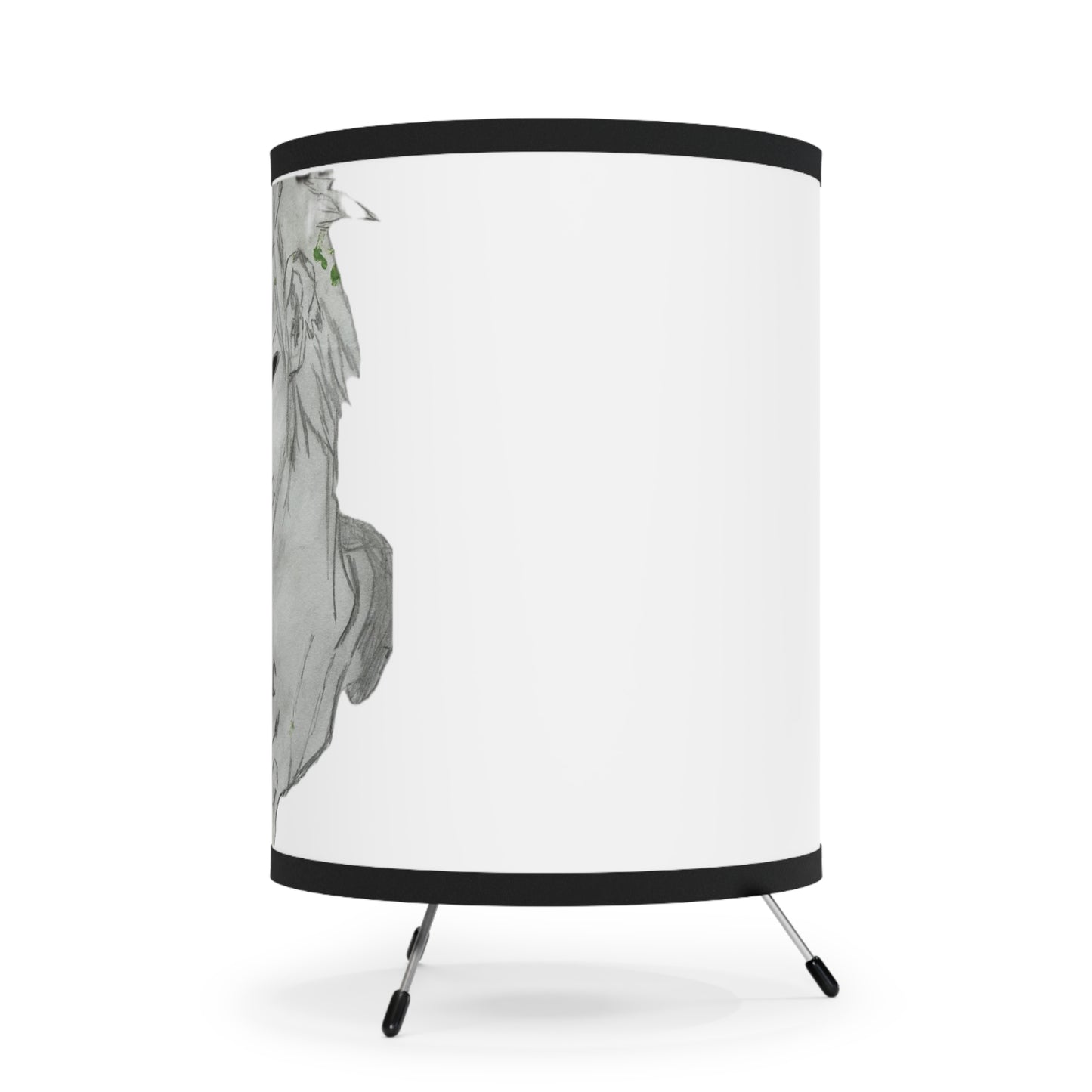 Anime Man Tripod Lamp with High-Res Printed Shade