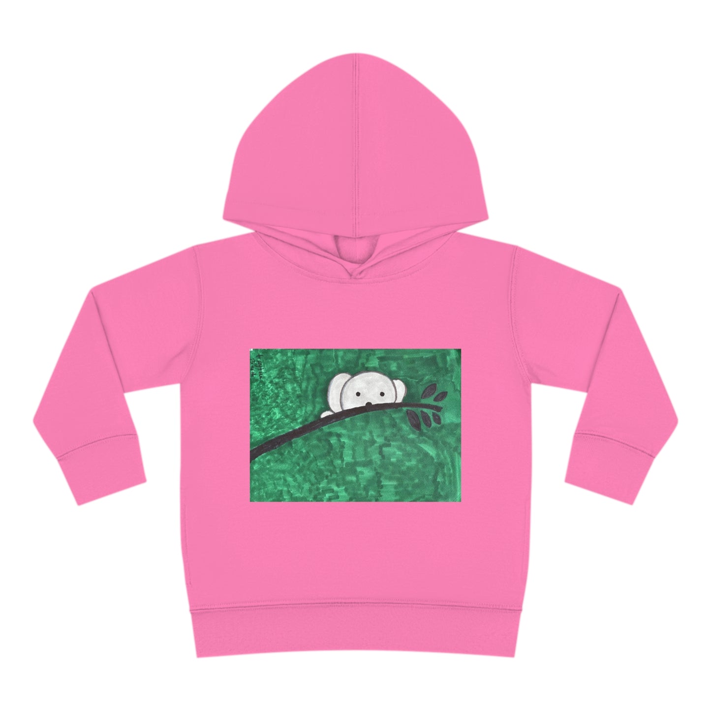 Hiding Koala Toddler Pullover Fleece Hoodie