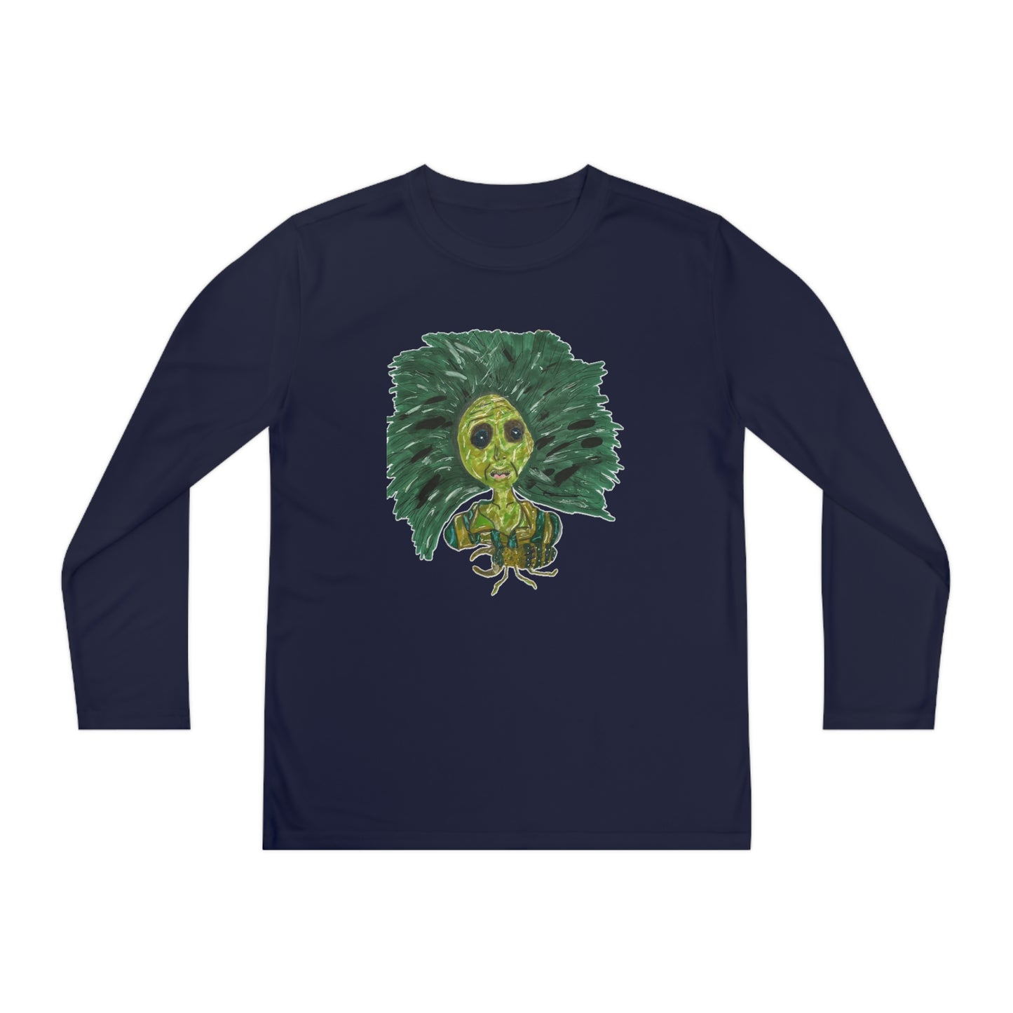 Green Lady Youth Long Sleeve Competitor Tee