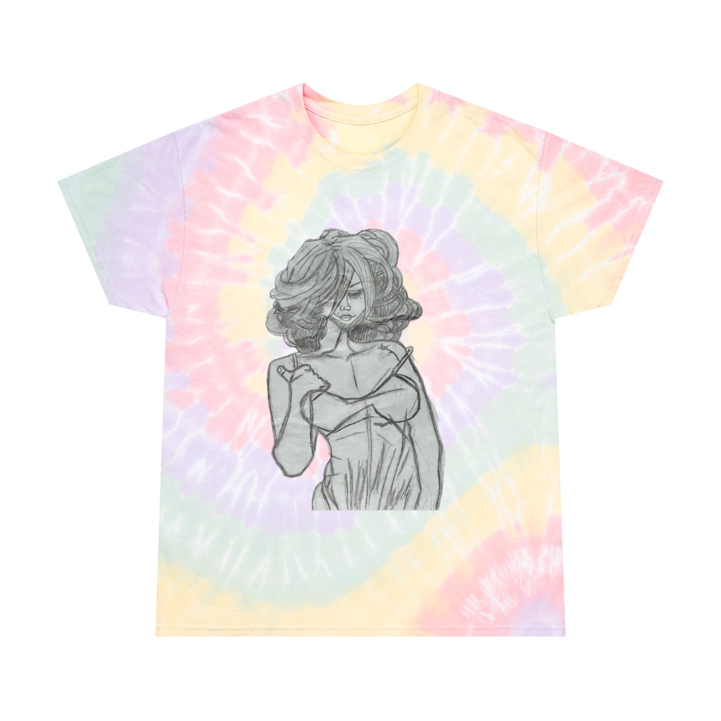 Unassuming Spirit Women's Tie-Dye Tee, Spiral