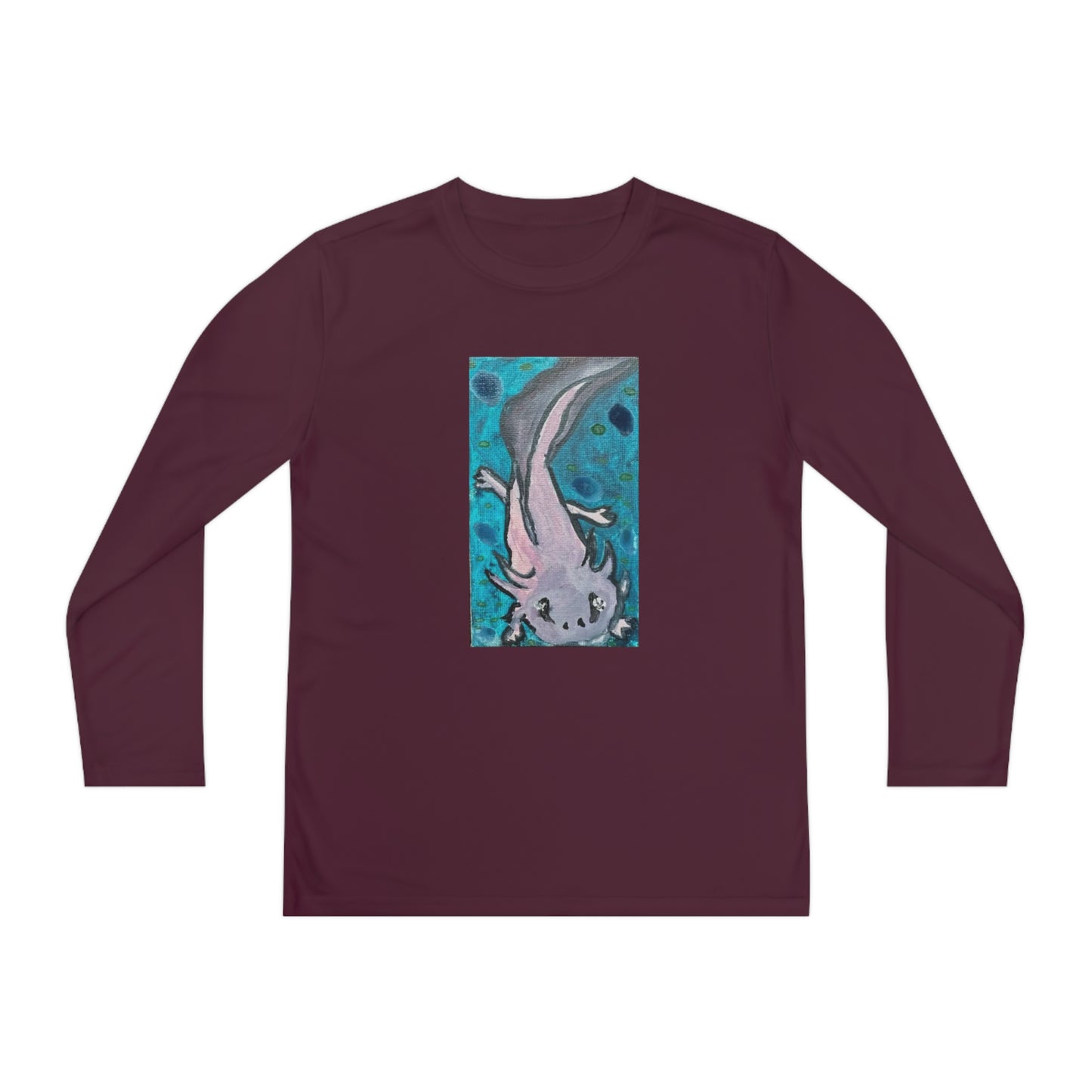 Amazing Axolotl Youth Long Sleeve Competitor Tee