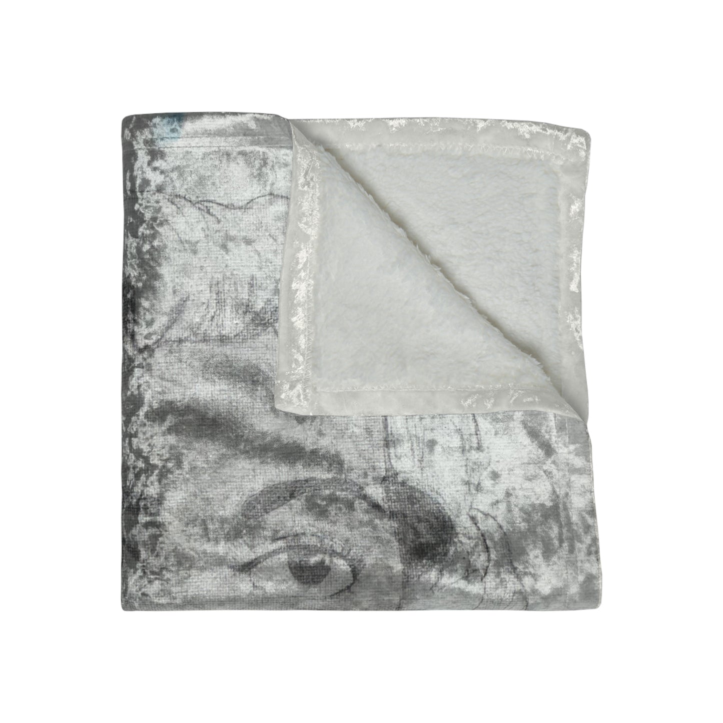 Retro 50s Leading Lady Crushed Velvet Blanket