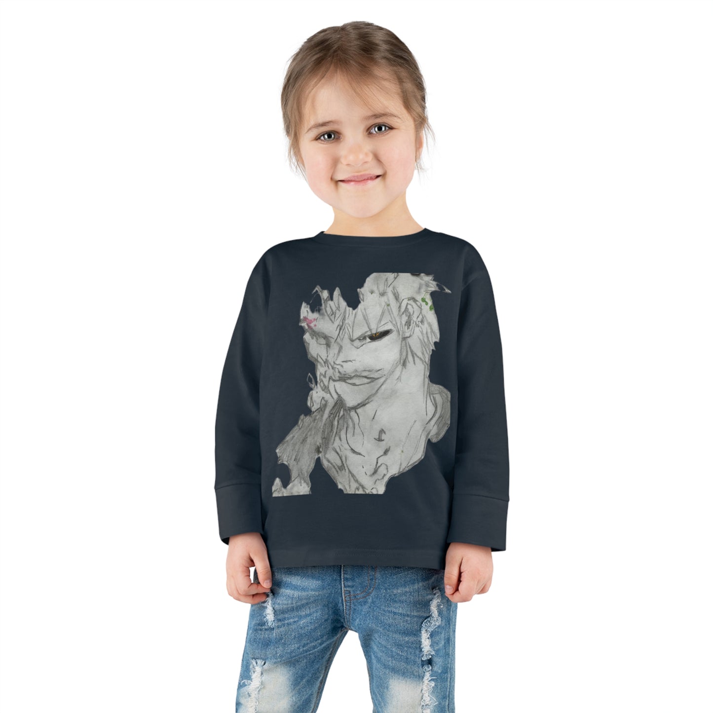 Anime Man Toddler Long Sleeve Tee