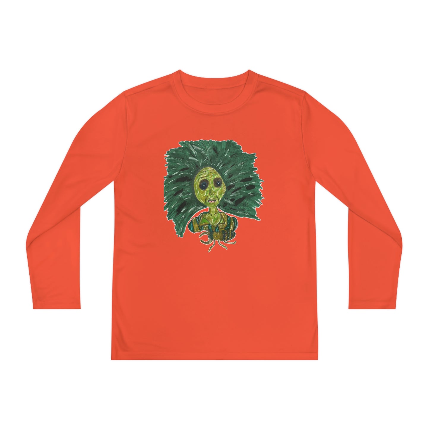 Green Lady Youth Long Sleeve Competitor Tee
