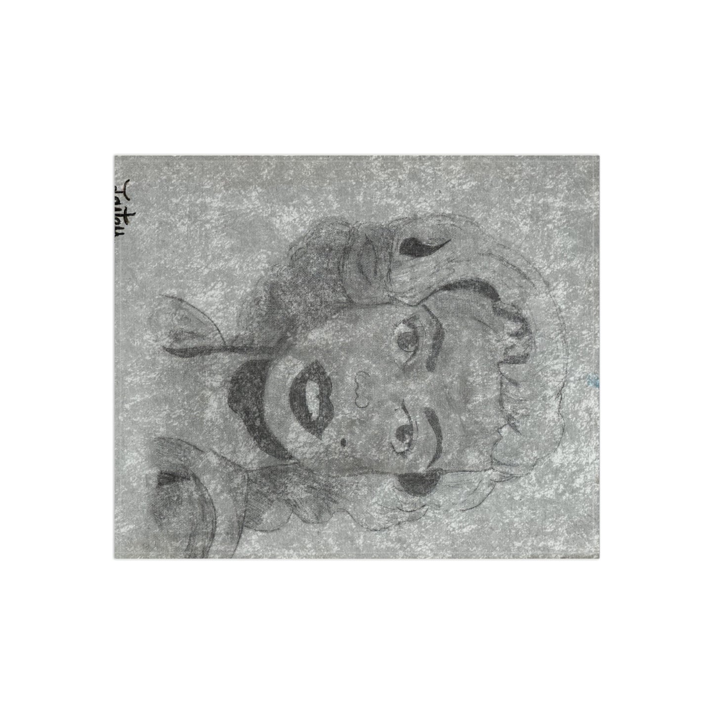 Retro 50s Leading Lady Crushed Velvet Blanket