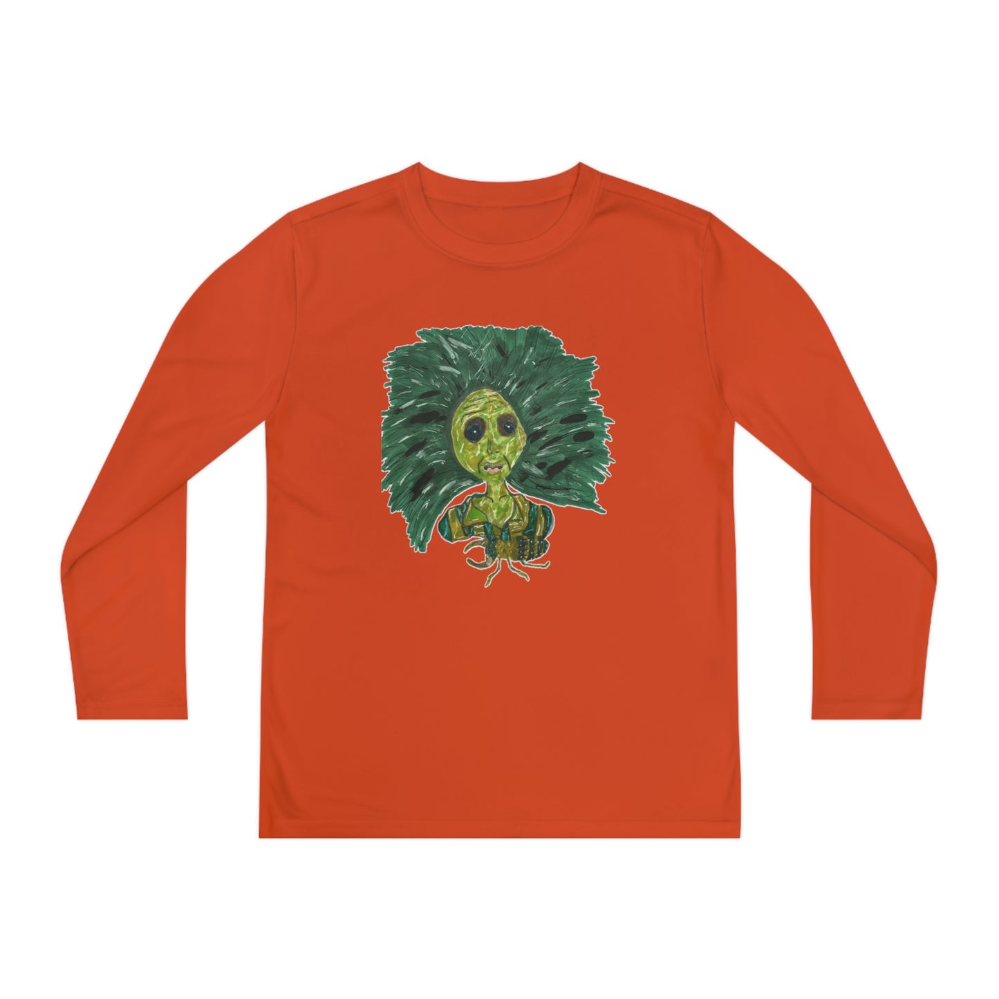 Green Lady Youth Long Sleeve Competitor Tee