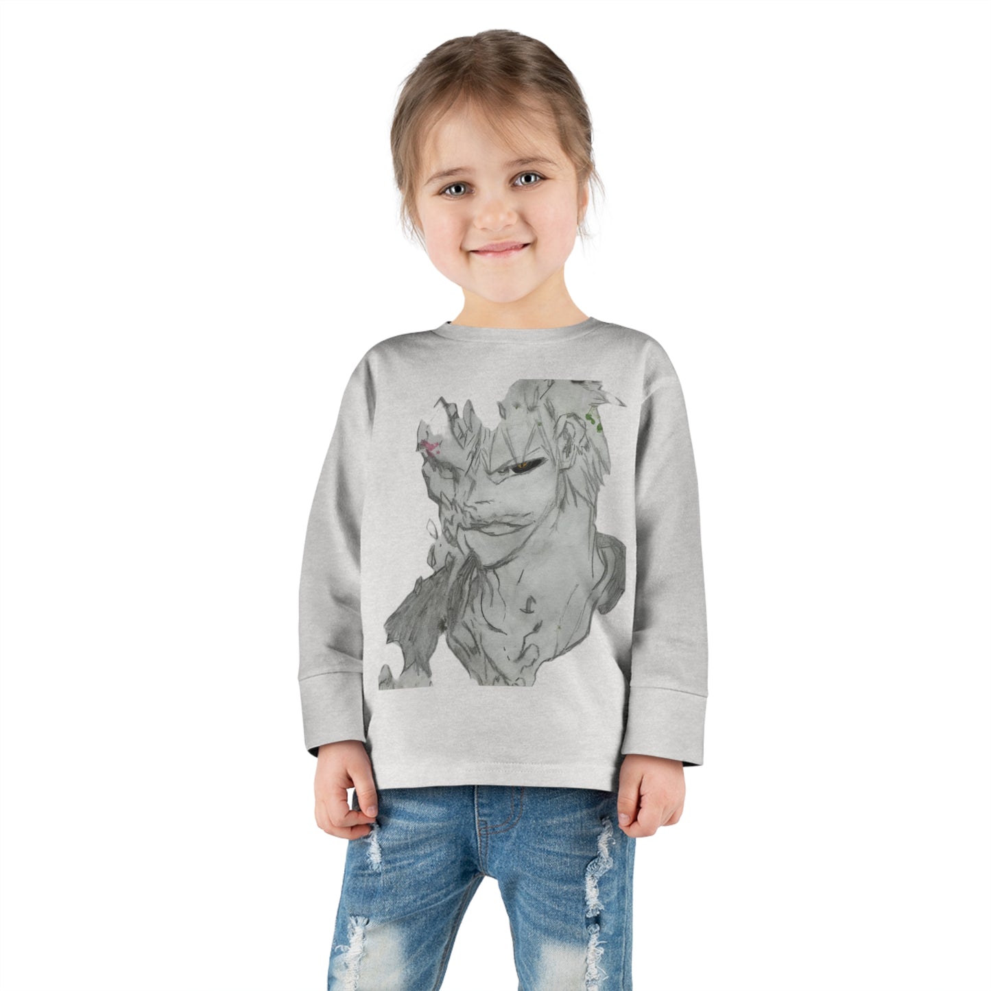 Anime Man Toddler Long Sleeve Tee