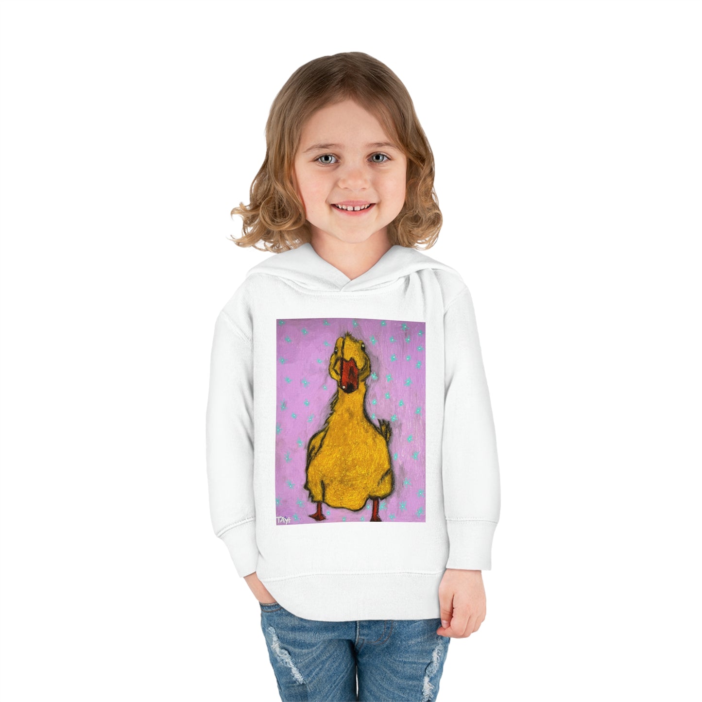 Lucky Duck Toddler Pullover Fleece Hoodie