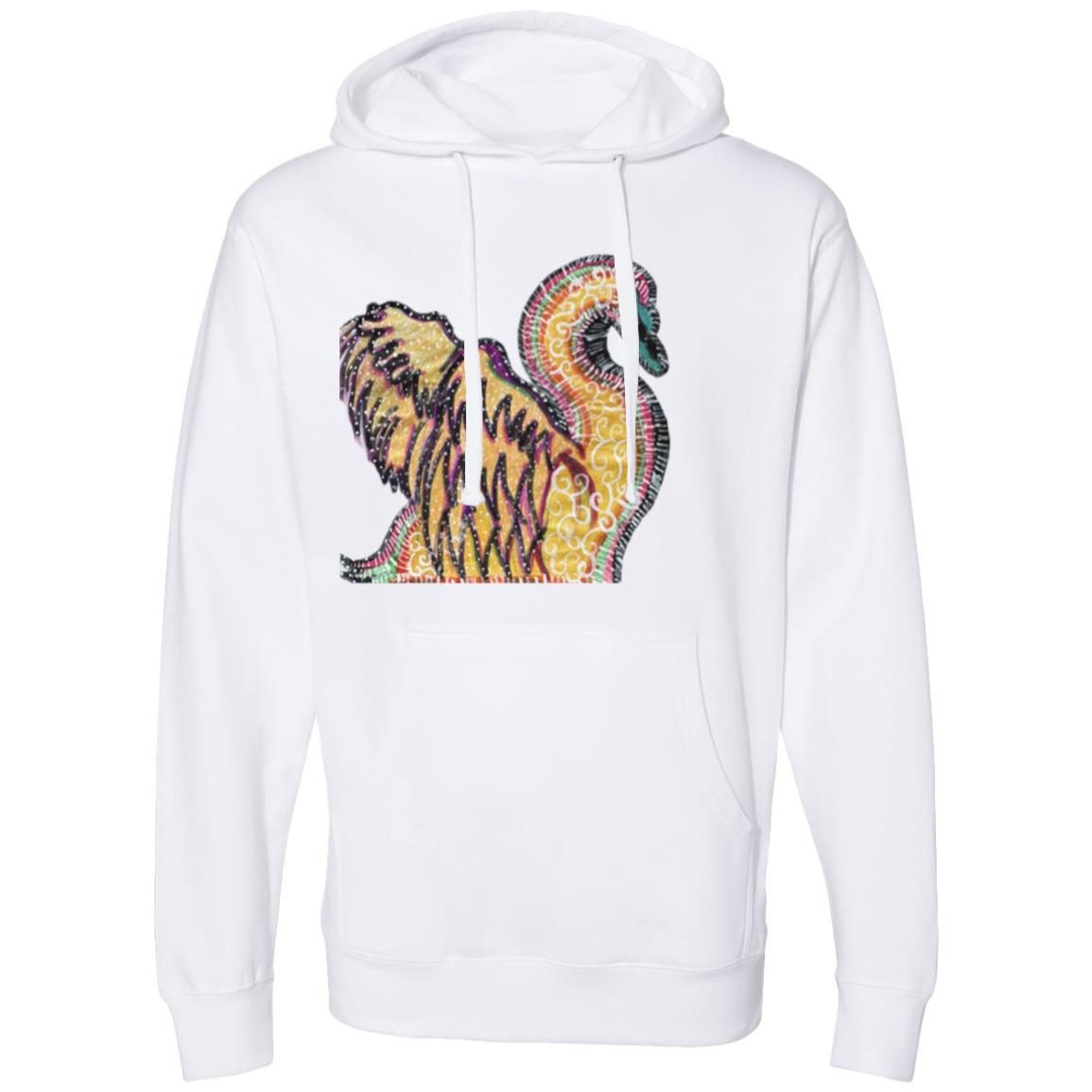 Psychedelic Swan Hooded Sweatshirt