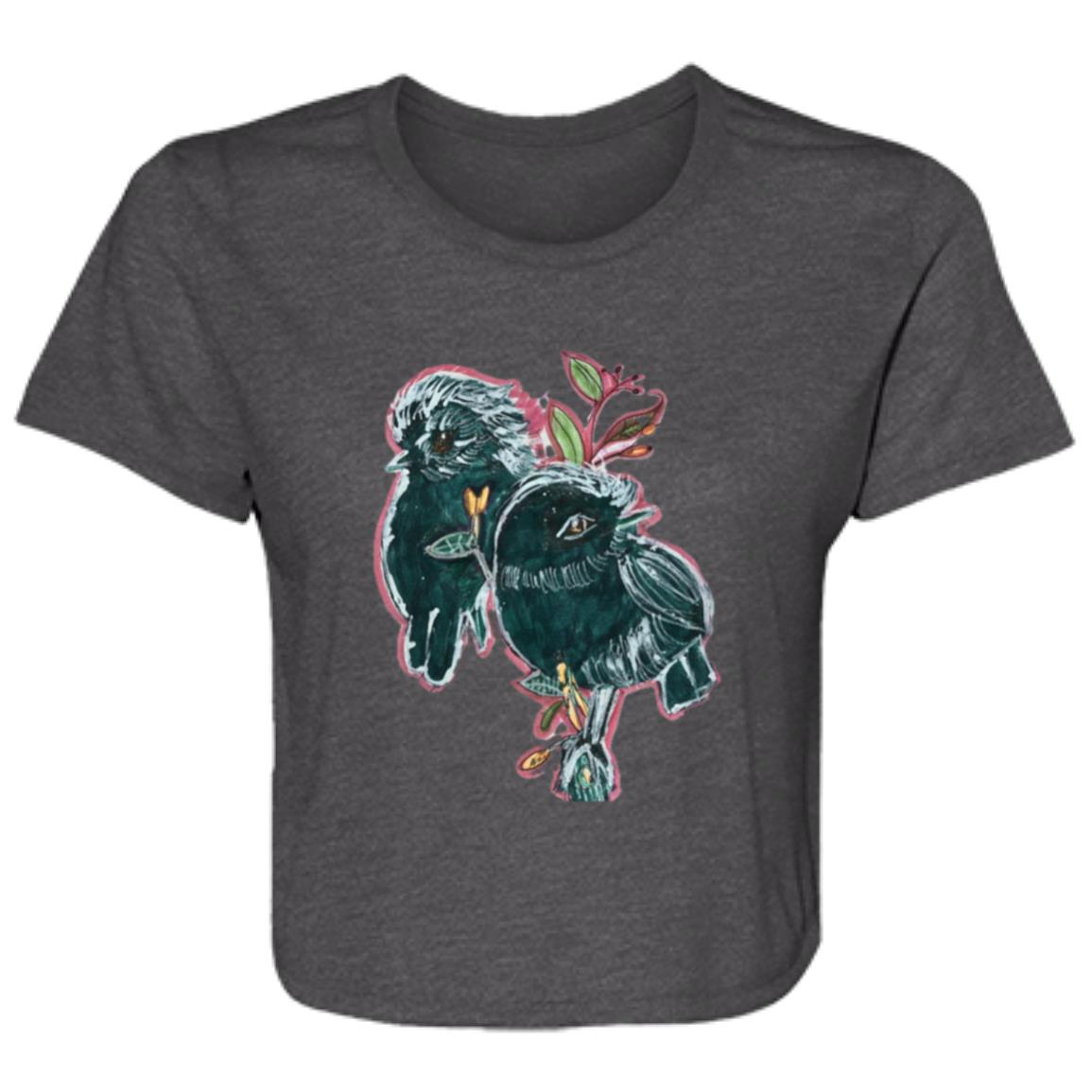 Ladies' Flowy Cropped Tee