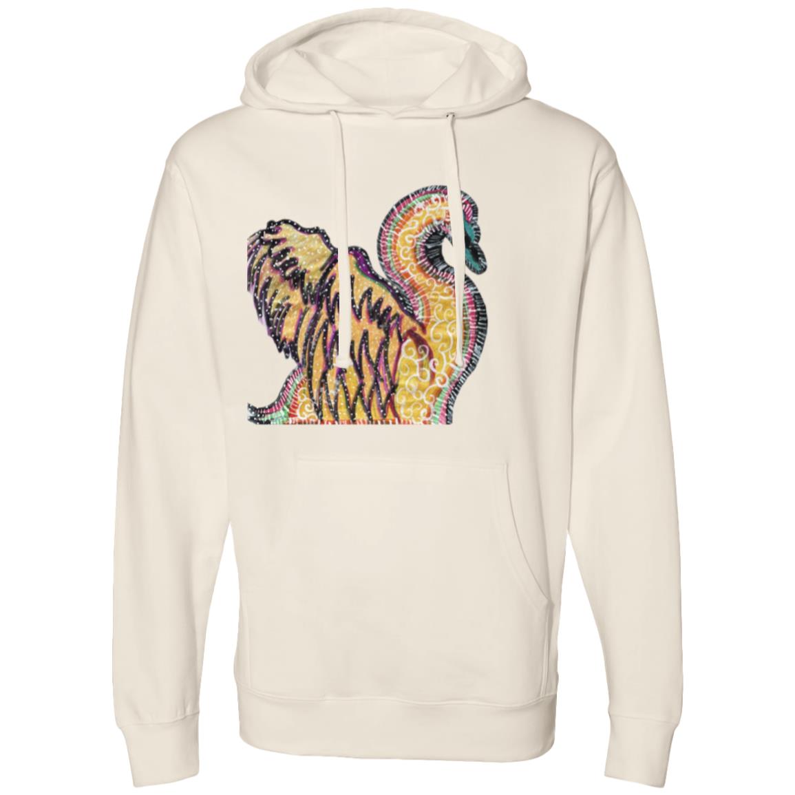 Psychedelic Swan Hooded Sweatshirt