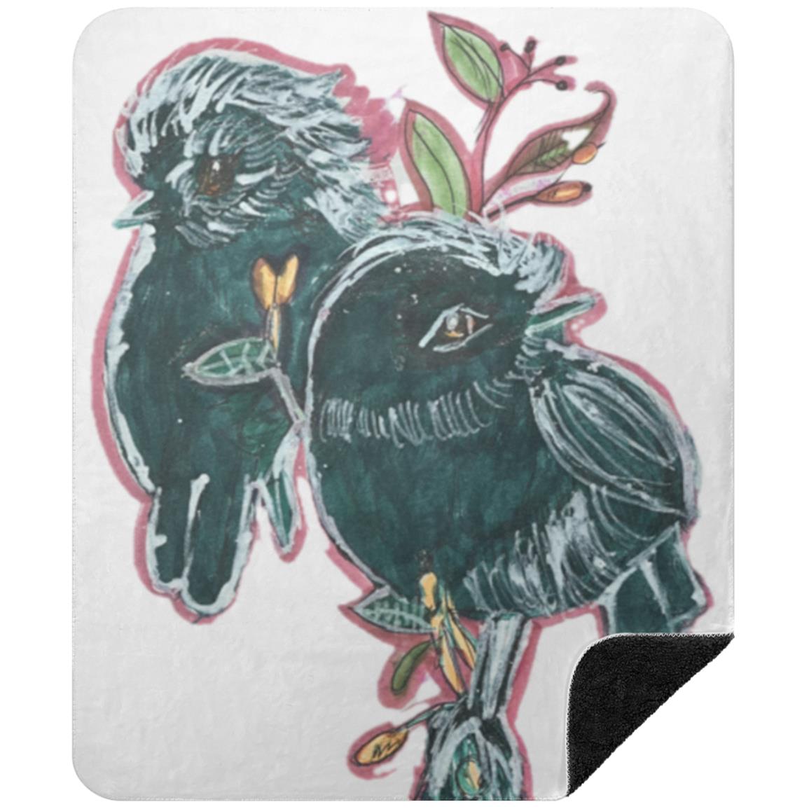 Birdie Sherpa Blanket 50x60