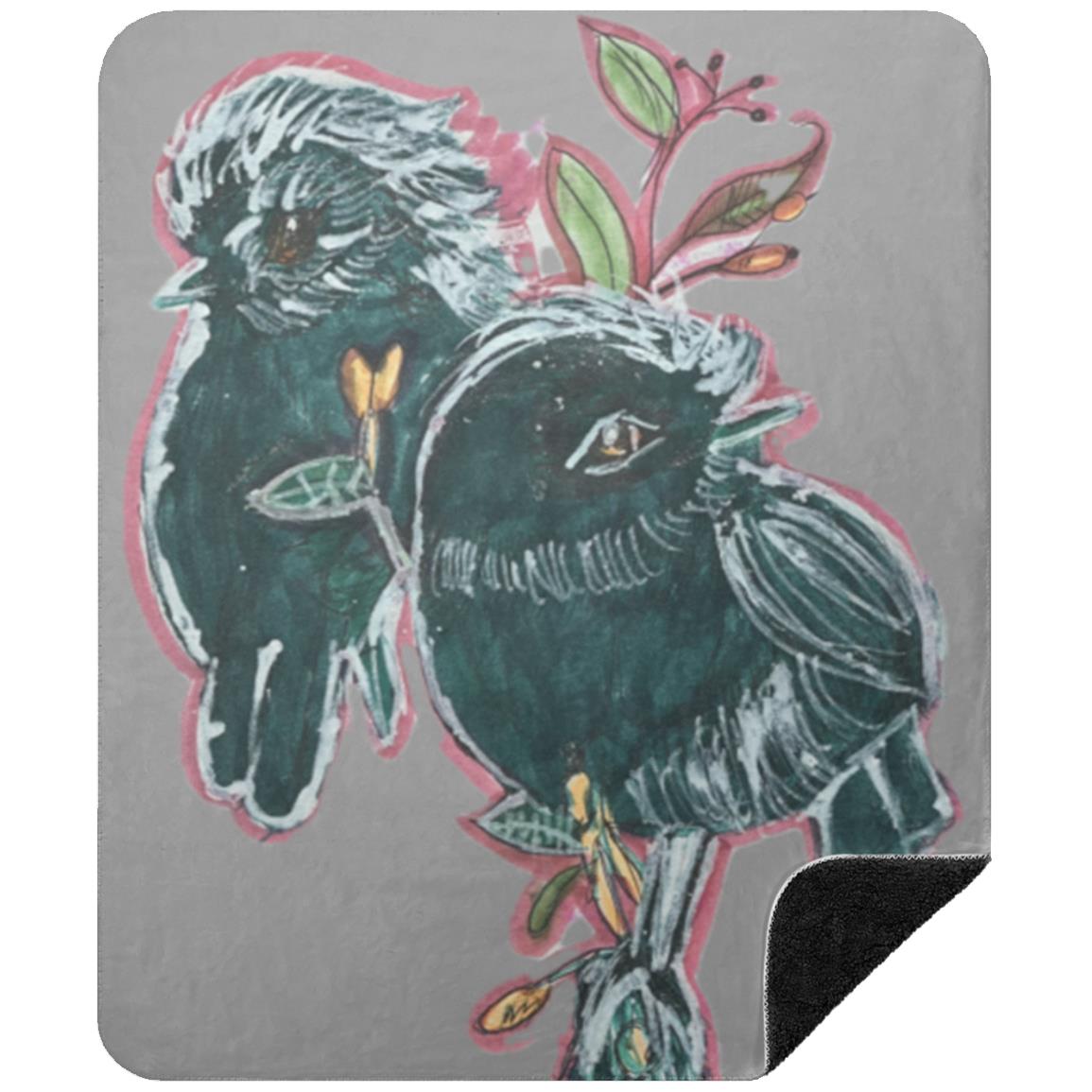 Birdie Sherpa Blanket 50x60