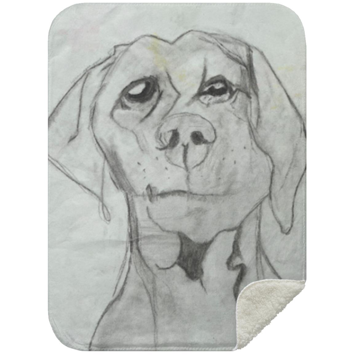 Dog Sherpa Blanket 30x40