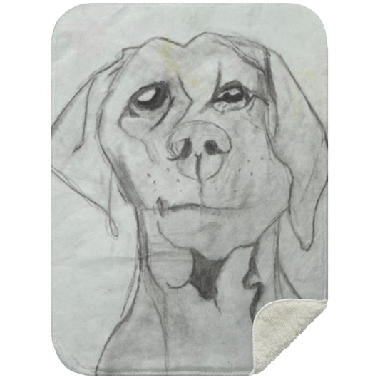 Dog Sherpa Blanket 30x40