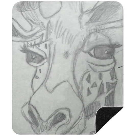 Giraffe Sherpa Blanket 50x60