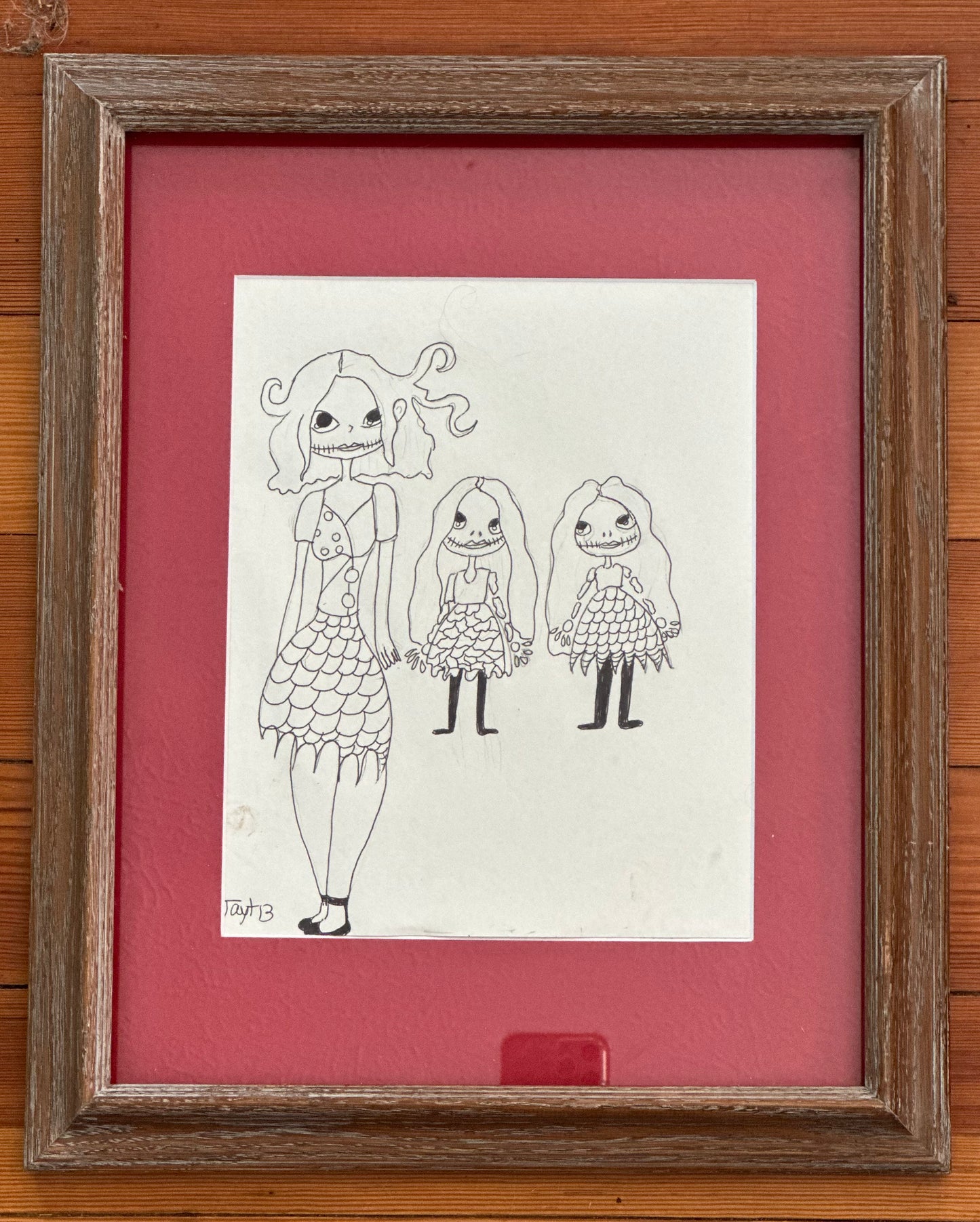 The Creepy Triplet Artwork by Taytem Barth