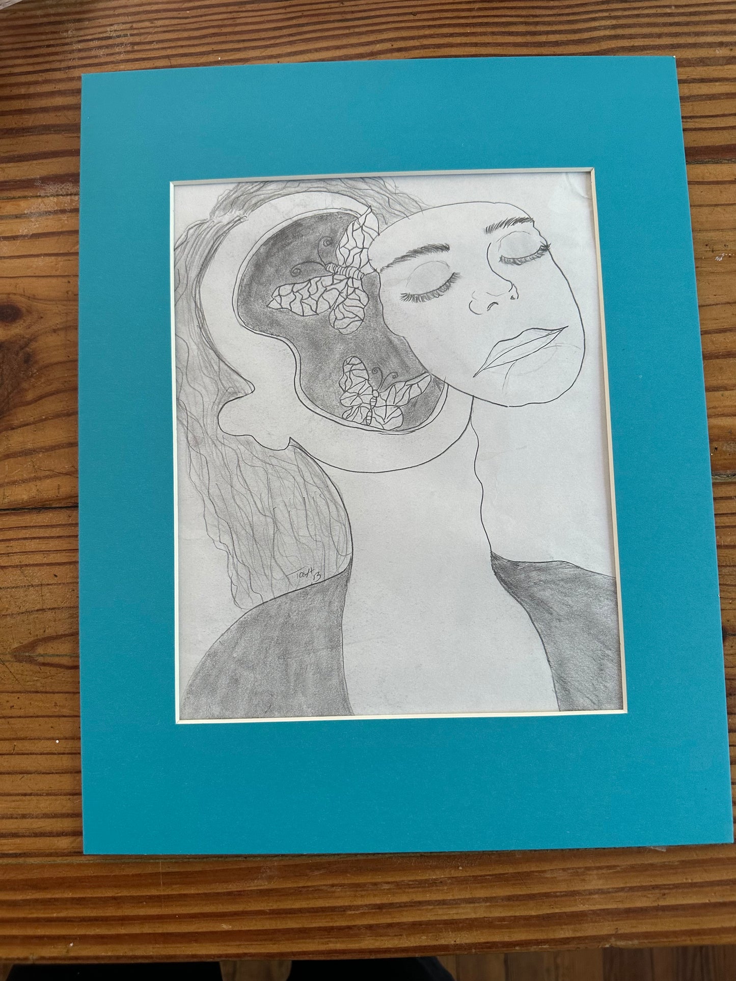 Butterfly Thoughts Original Artwork by Taytem Barth