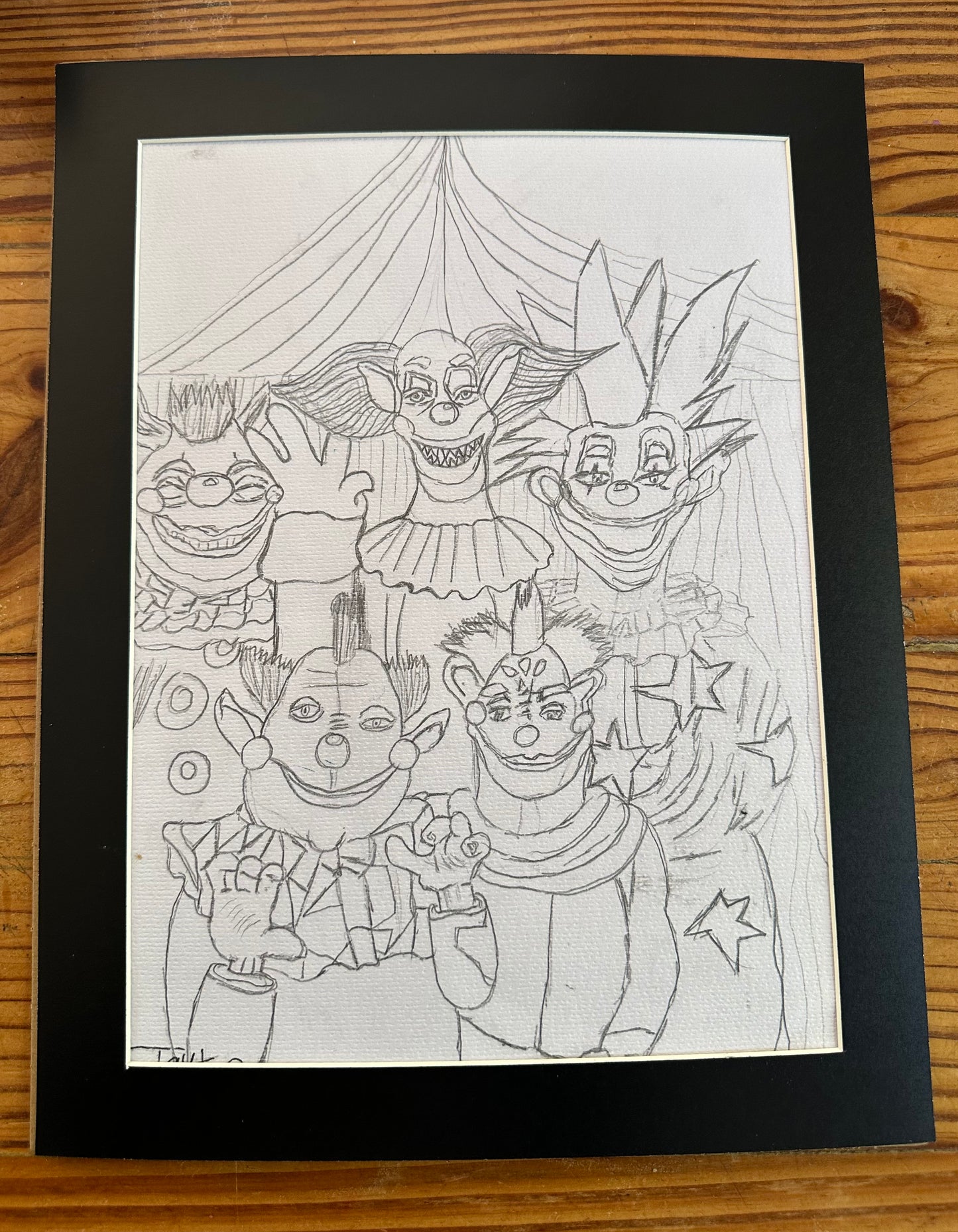 Stop Clowning Around Original Artwork by Taytem Barth