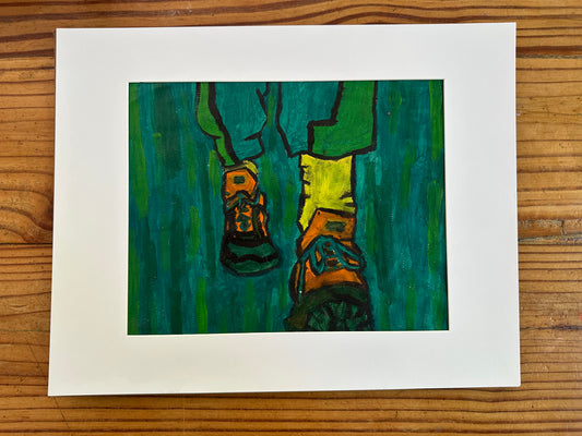 Jazz Feet Original Artwork by Taytem Barth