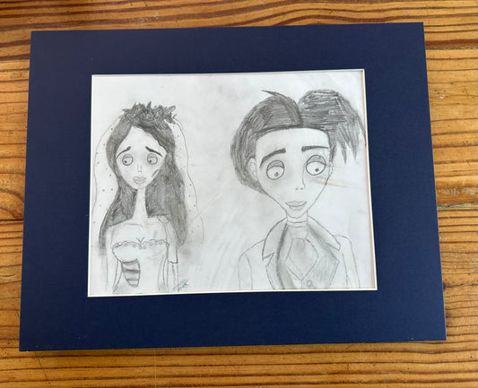 The Unhappy Couple Original Artwork by Taytem Barth