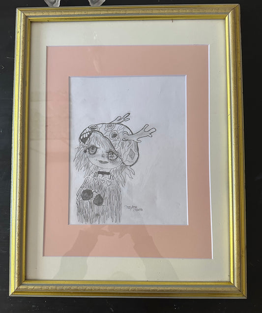 Mushroom Sweetie Original Artwork by Taytem Barth