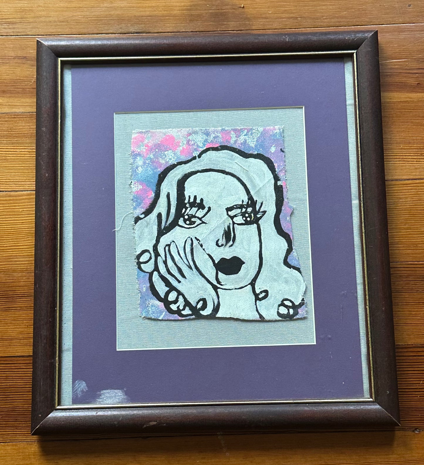 Marilyn in Pastel Original Artwork by Taytem Barth